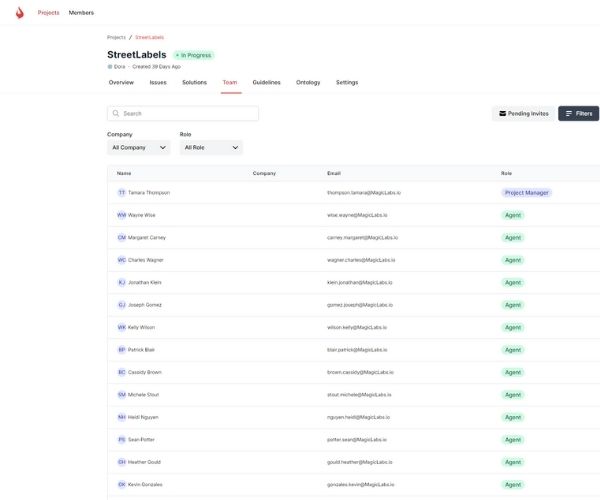 Easily access and interact with project information