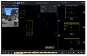 3D LiDAR point cloud car annotation in iMerit platform