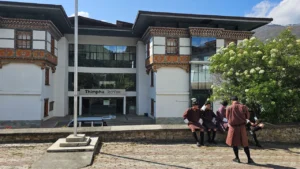 Dozens of data experts perfect artificial intelligence models from offices in Thimphu TechPark, in Bhutan, in October.