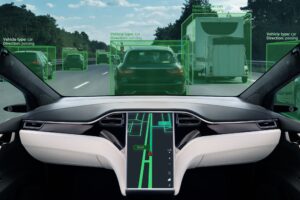 Autonomous vehicle in a real-world environment