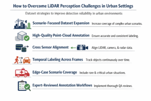 Strategies to overcome LiDAR perception challenges